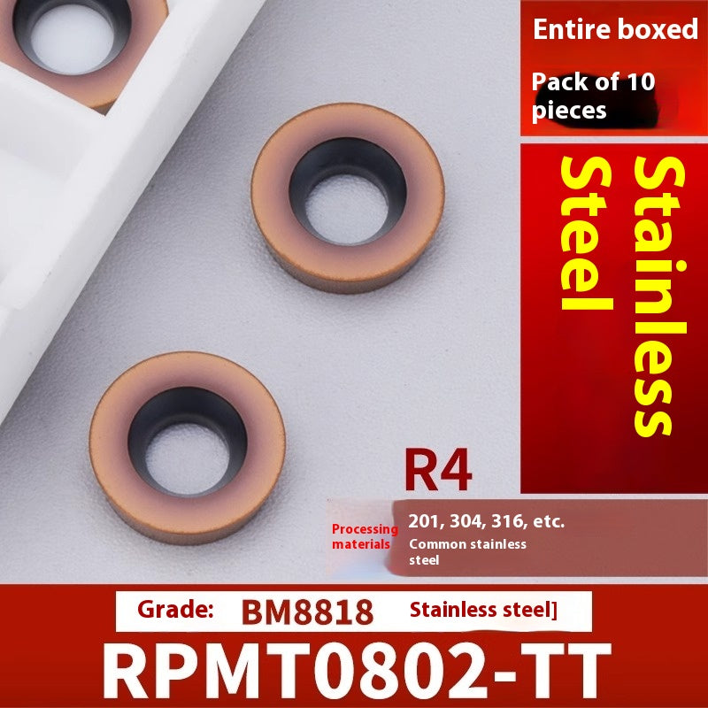 2042-CNC milling inserts, RPMW carbide R5 machining center, R4 milling machine, R6 milling inserts, RPMT round cutter cutters Shandong Denso Pricision Tools Co.,Ltd.